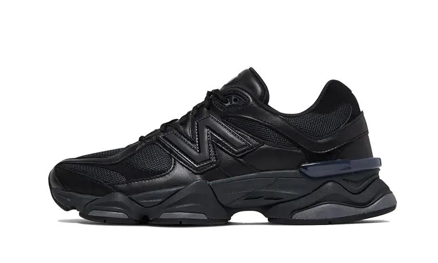 9060 Triple Black Leather