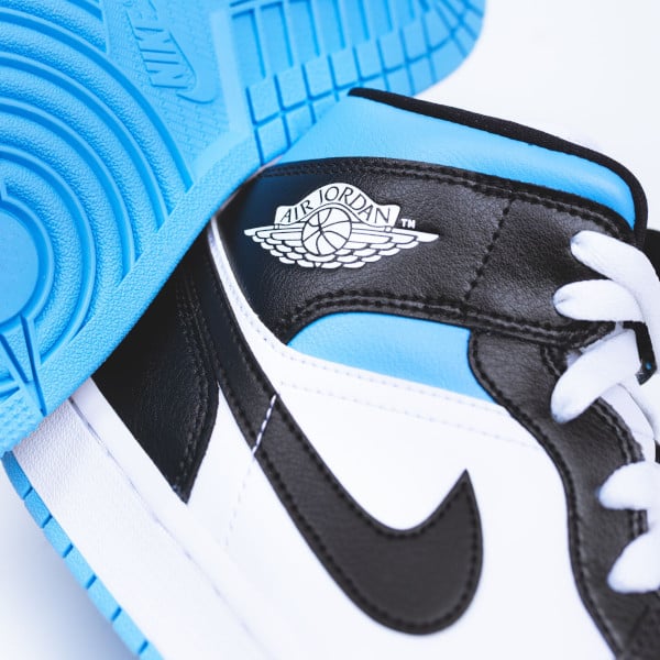 Air Jordan 1 Mid University Black White All You Need, photo 5