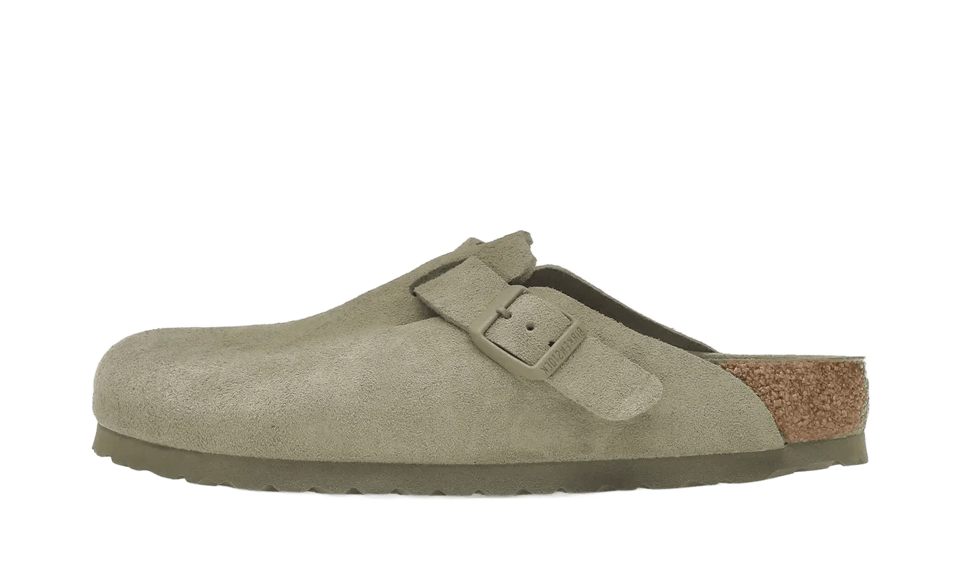 Boston Soft Footbed Suede Faded Khaki