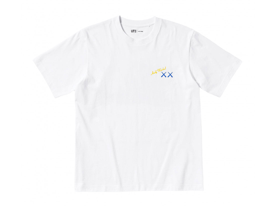 T-Shirt "White/Blue Graphic" Uniqlo x Kaws