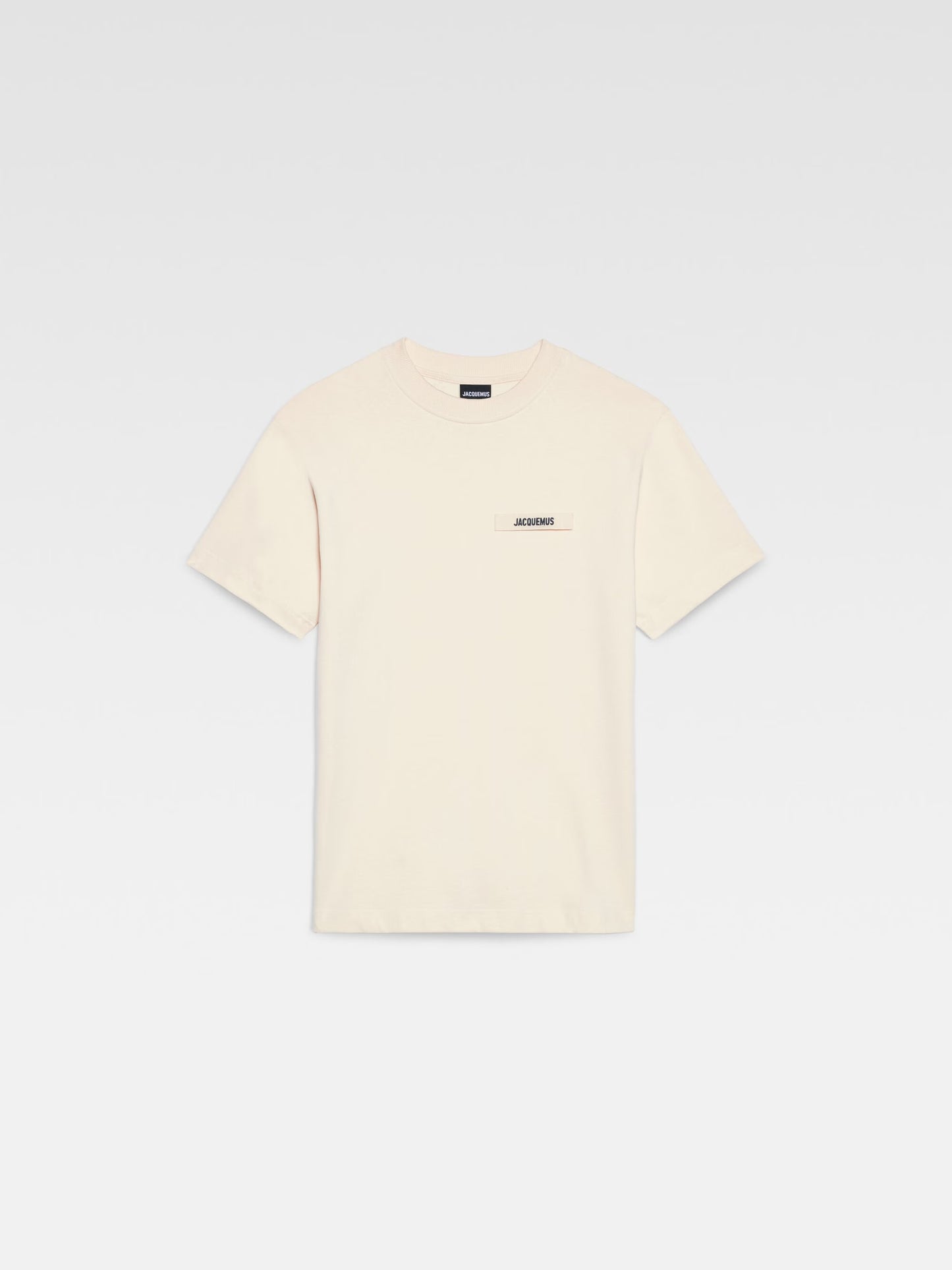 T-Shirt "Gros Grain" Jacquemus Beige
