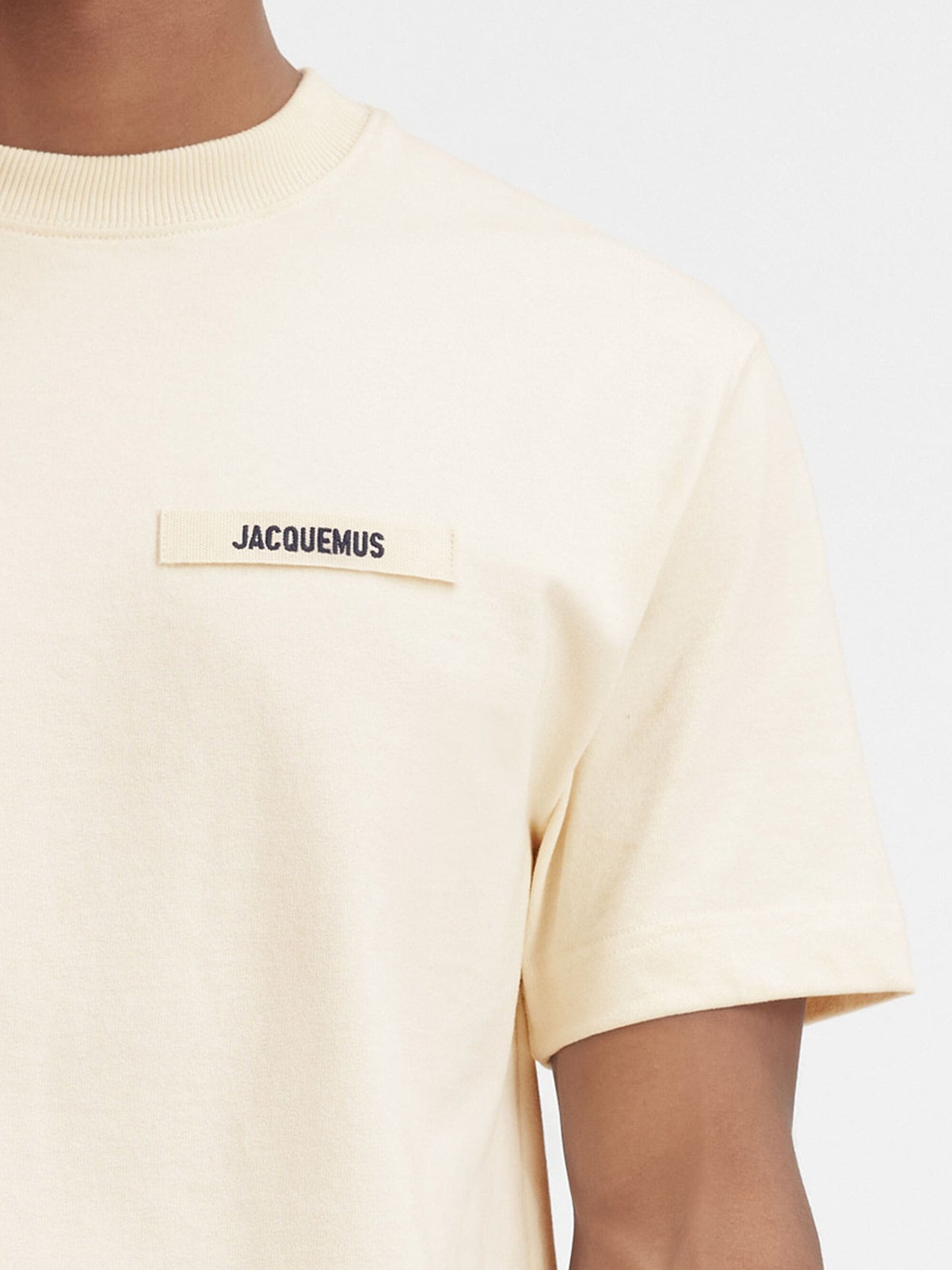 T-Shirt "Gros Grain" Jacquemus Beige