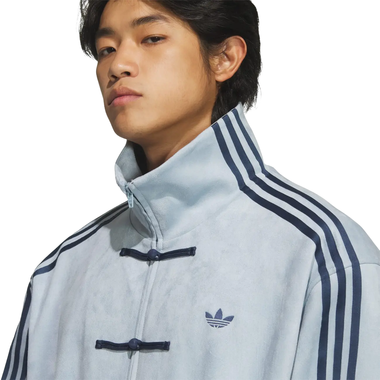 Tang Track Jacket New Chinese Style Ash Grey Asia Sizing All You Need, photo 5