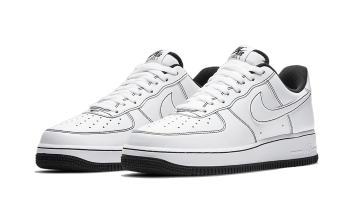 Air Force 1 Low Stitch White Black All You Need, photo 2