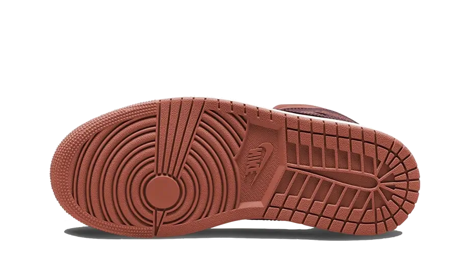 Air Jordan 1 Mid Dusty Peach Night Maroon All You Need, photo 3