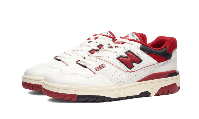 New Balance 550 Aimé Leon Dore White Red All You Need, photo 2