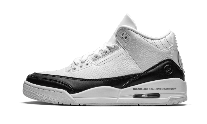 Air Jordan 3 Retro Fragment White Black All You Need, photo 1