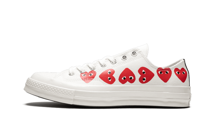 Chuck Taylor All-Star 70s Ox Comme des Garçons PLAY Multi-Heart White All You Need, photo 1