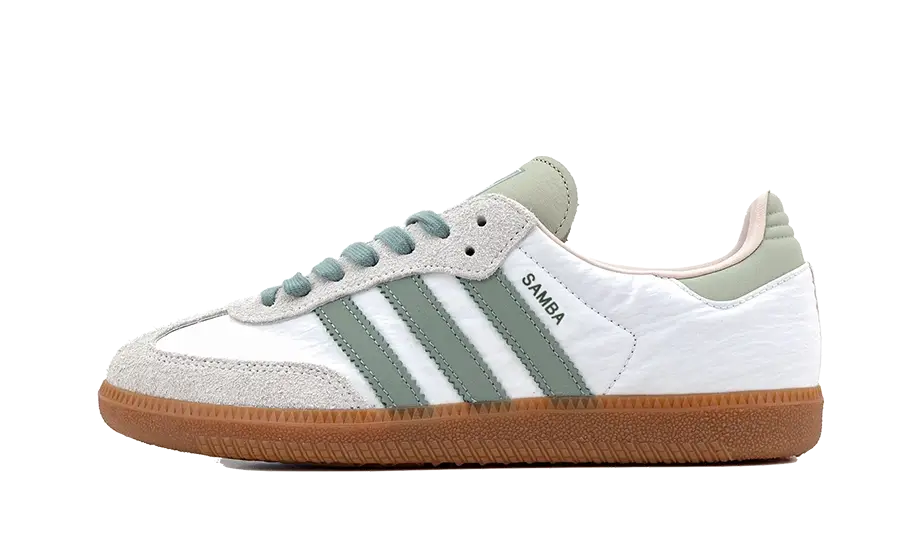 Samba OG Cloud White Silver Green All You Need, photo 1