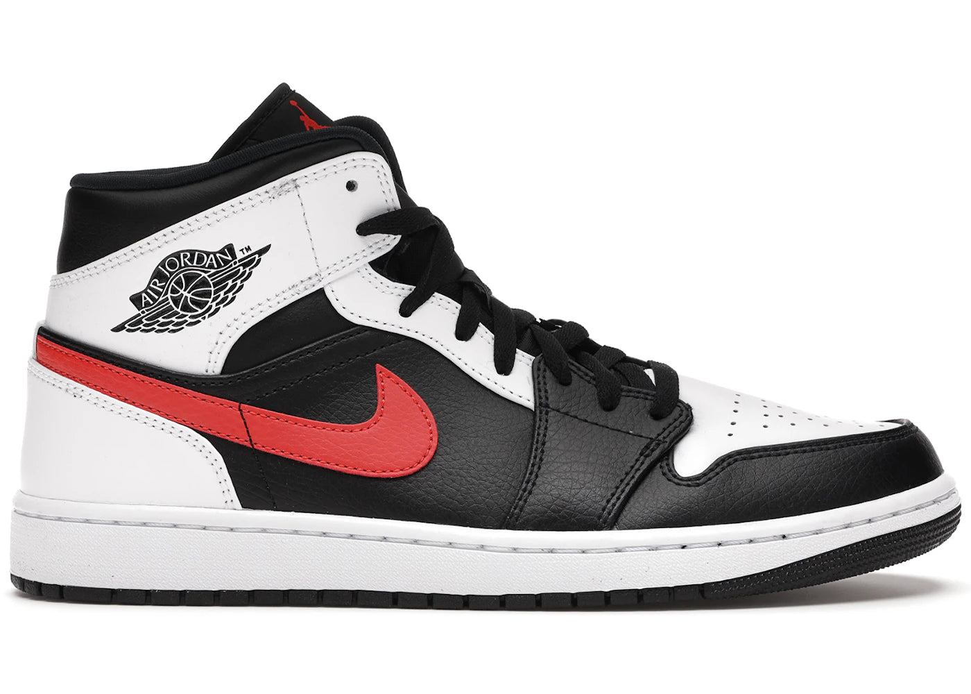 Air Jordan 1 Mid Black Chile Red White All You Need, photo 1