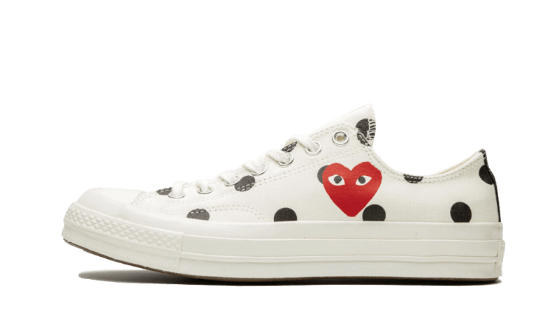 Chuck Taylor All-Star 70s Ox Comme des Garçons PLAY Polka Dot White All You Need, photo 1