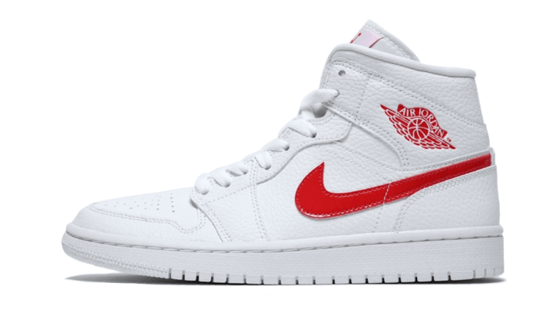 Air Jordan 1 Mid White University Red All You Need, photo 1
