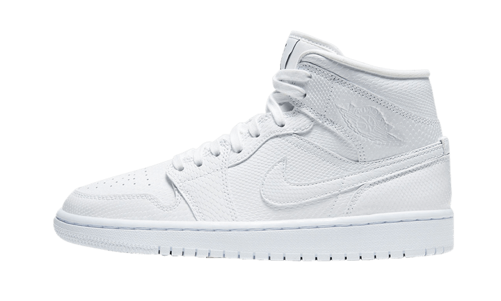 Air Jordan 1 Mid White Snakeskin All You Need, photo 1