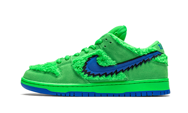 SB Dunk Low Grateful Dead Bears Green All You Need, photo 1