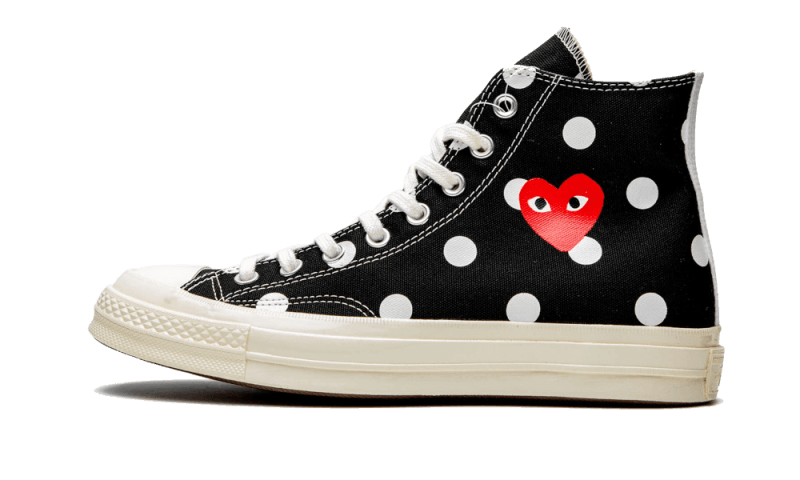 Chuck Taylor All-Star 70s Hi Comme des Garçons PLAY Polka Dot Black All You Need, photo 1