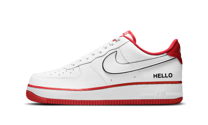 Air Force 1 Low '07 LX Hello White University Red All You Need, photo 1