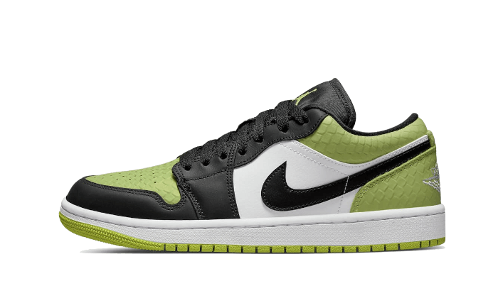 Air Jordan 1 Low Vivid Green Snakeskin All You Need, photo 1