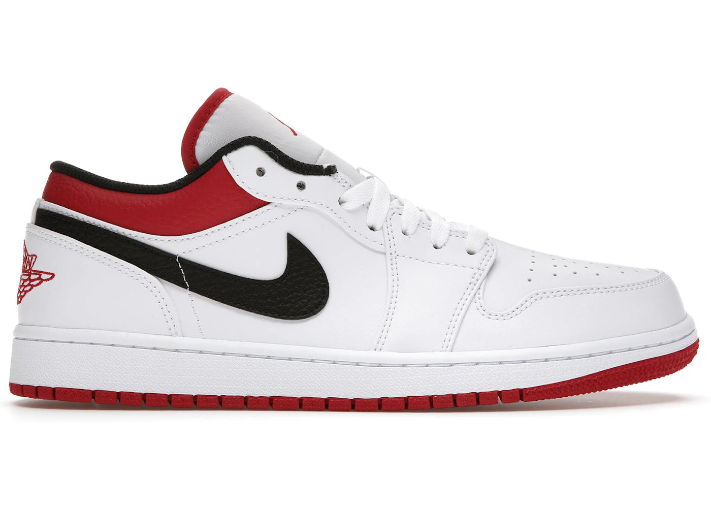 Air Jordan 1 Low White University Red Black All You Need, photo 1