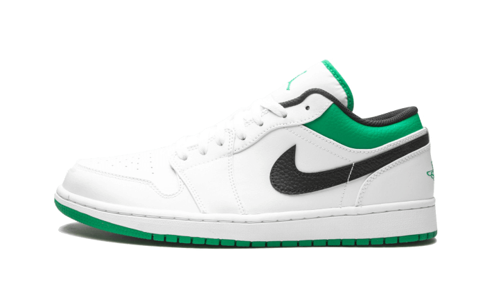 Air Jordan 1 Low White Lucky Green Black All You Need, photo 1