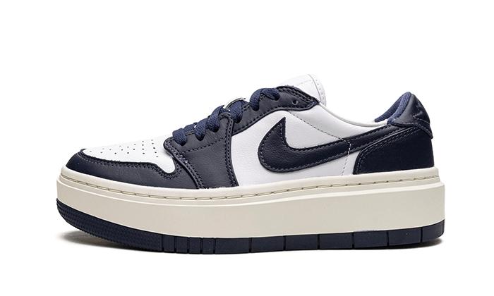 Air Jordan 1 Low Elevate White Midnight Navy Sail All You Need, photo 1