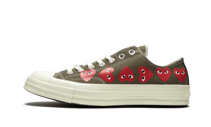 Chuck Taylor All-Star 70s Ox Comme des Garçons PLAY Multi Heart Green All You Need, photo 1