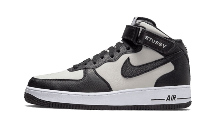 Air Force 1 Mid Stussy Grey Black All You Need, photo 1