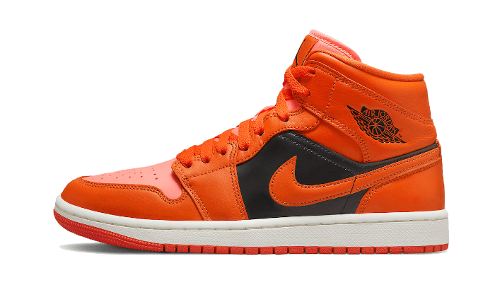 Air Jordan 1 Mid Orange Black All You Need, photo 1