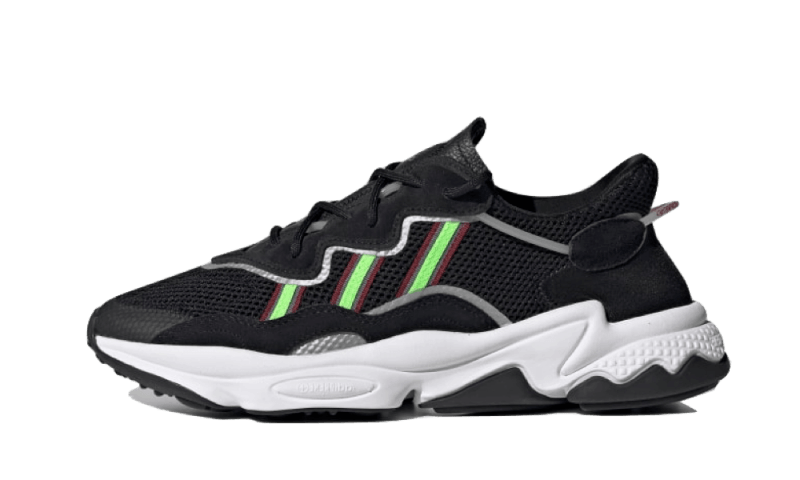 Ozweego Core Black Solar Green All You Need, photo 1