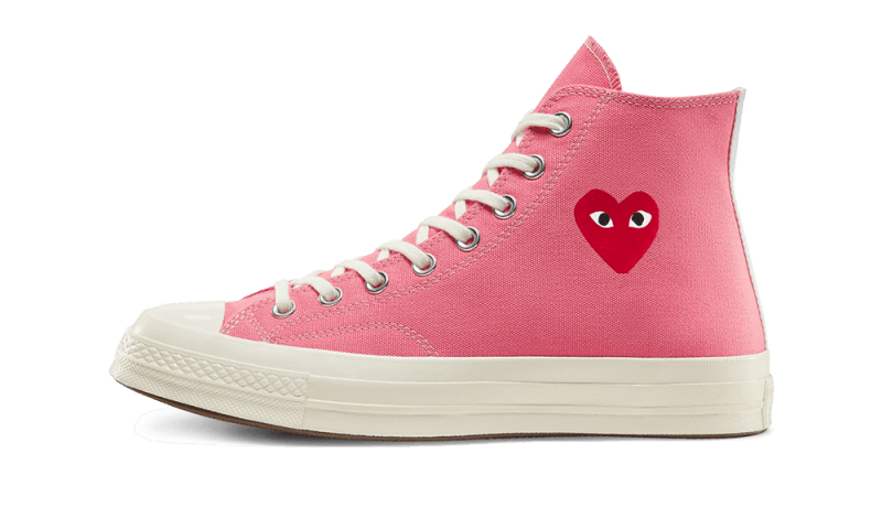 Chuck Taylor All-Star 70s Hi Comme des Garçons PLAY Bright Pink All You Need, photo 1
