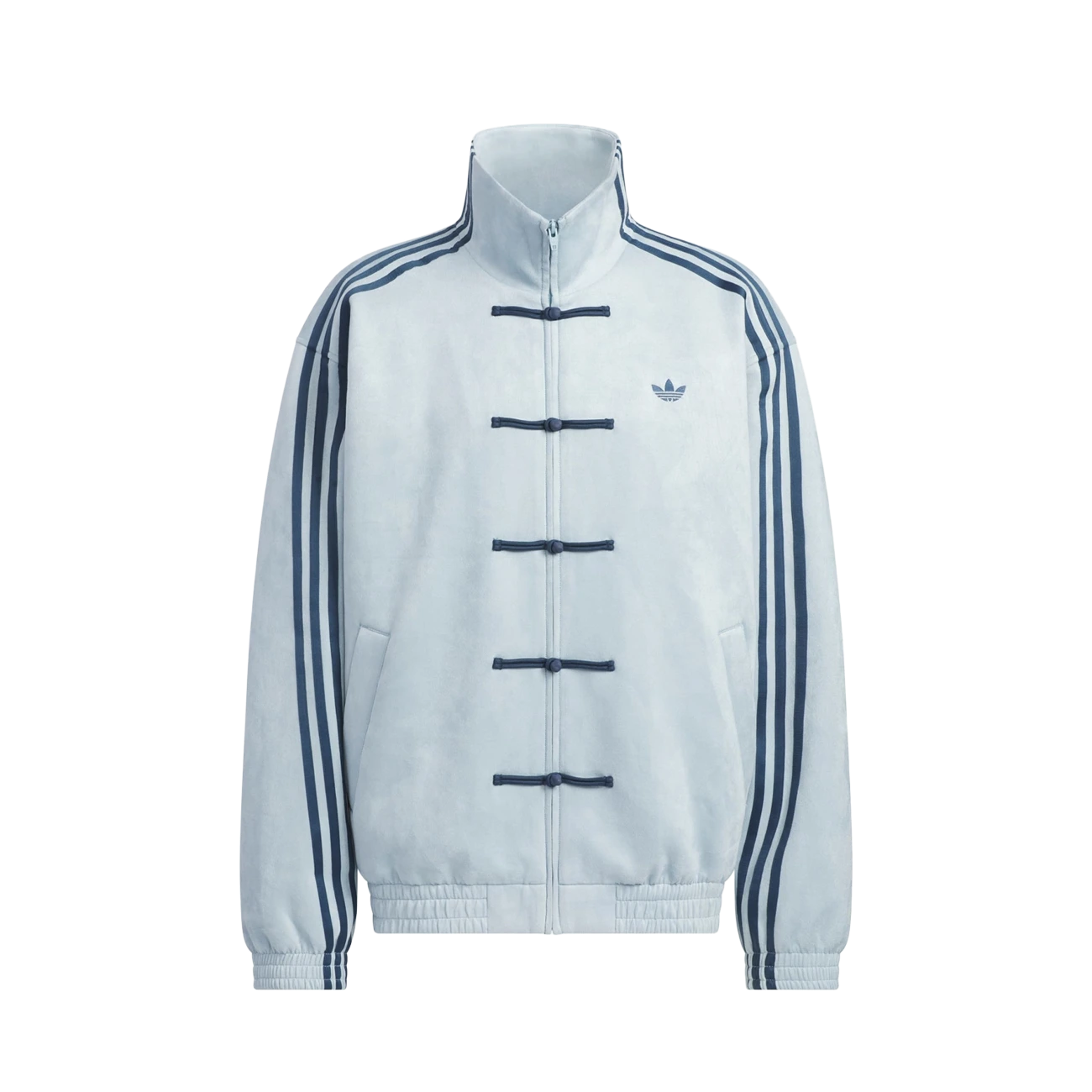 Tang Track Jacket New Chinese Style Ash Grey Asia Sizing All You Need, photo 1