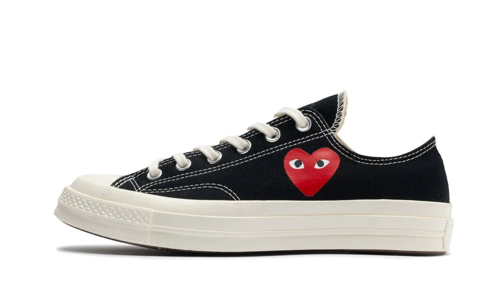 Comme des Garçons Single Heart Chuck 70 Black Low All You Need, photo 1