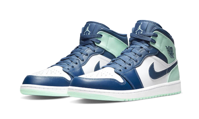 Air Jordan 1 Mid Mystic Navy Mint Foam All You Need, photo 2