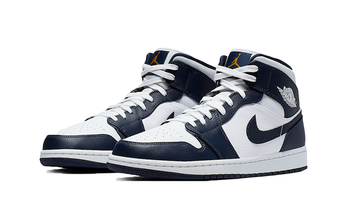 Air Jordan 1 Mid White Metallic Gold Obsidian All You Need, photo 2
