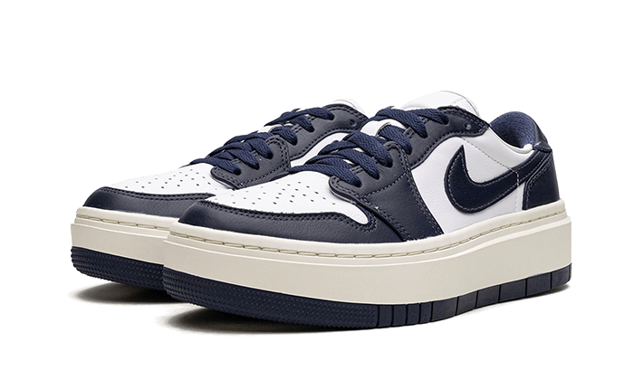 Air Jordan 1 Low Elevate White Midnight Navy Sail All You Need, photo 2