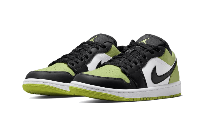 Air Jordan 1 Low Vivid Green Snakeskin All You Need, photo 2
