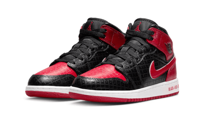 Air Jordan 1 Mid Bred Text All You Need, photo 2