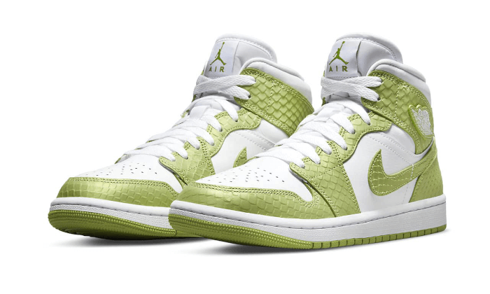 Air Jordan 1 Mid Green Python All You Need, photo 2