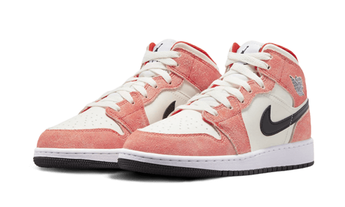 Air Jordan 1 Mid SE Orange Suede All You Need, photo 2