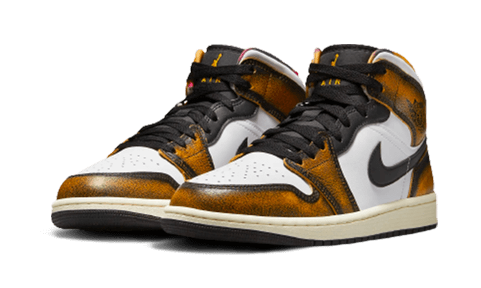 Air Jordan 1 Mid SE Orange Wear-Away All You Need, photo 2
