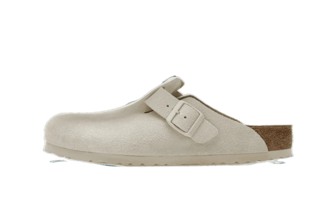 Boston Antique White Suede