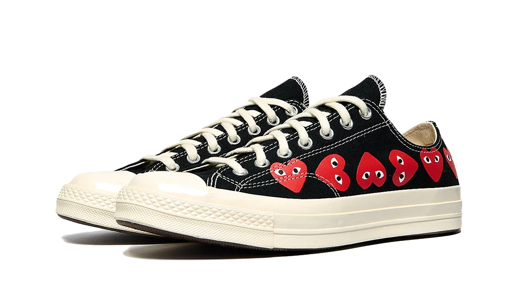 Chuck Taylor All Star 70 Ox Comme des Garcons PLAY Multi-Heart Black All You Need, photo 2
