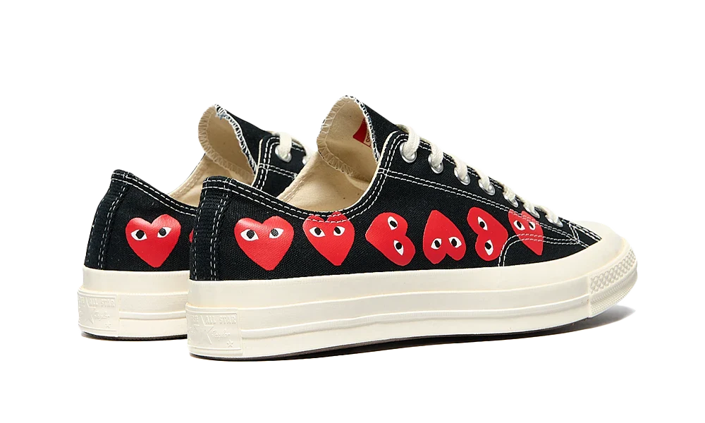 Chuck Taylor All Star 70 Ox Comme des Garcons PLAY Multi-Heart Black All You Need, photo 3