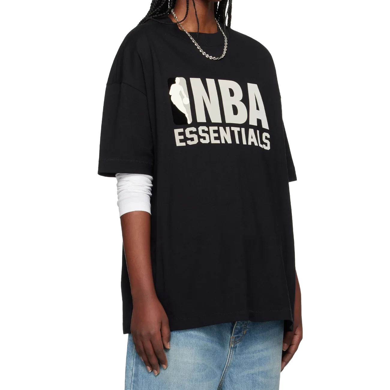 Essentials (SS25) NBA T-Shirt Black All You Need, photo 2