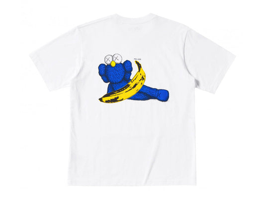 T-Shirt "White/Blue Graphic" Uniqlo x Kaws