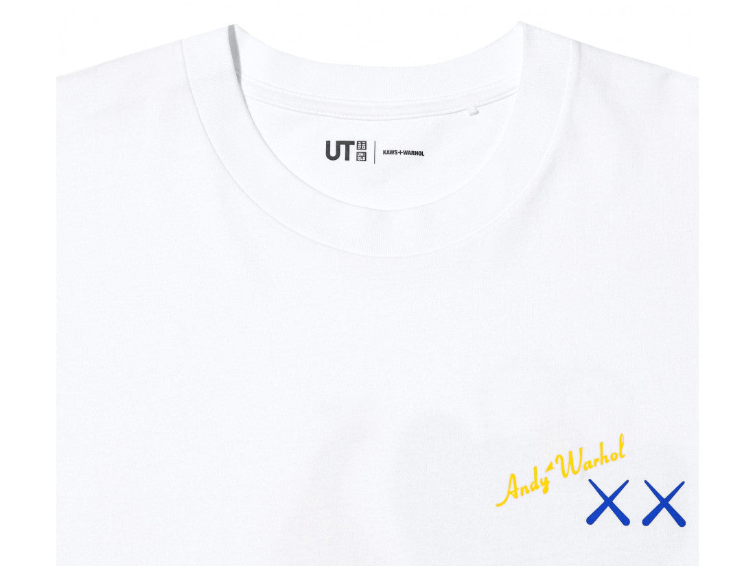 T-Shirt "White/Blue Graphic" Uniqlo x Kaws