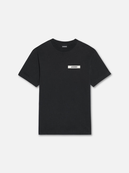 T-Shirt "Gros Grain" Jacquemus Noir