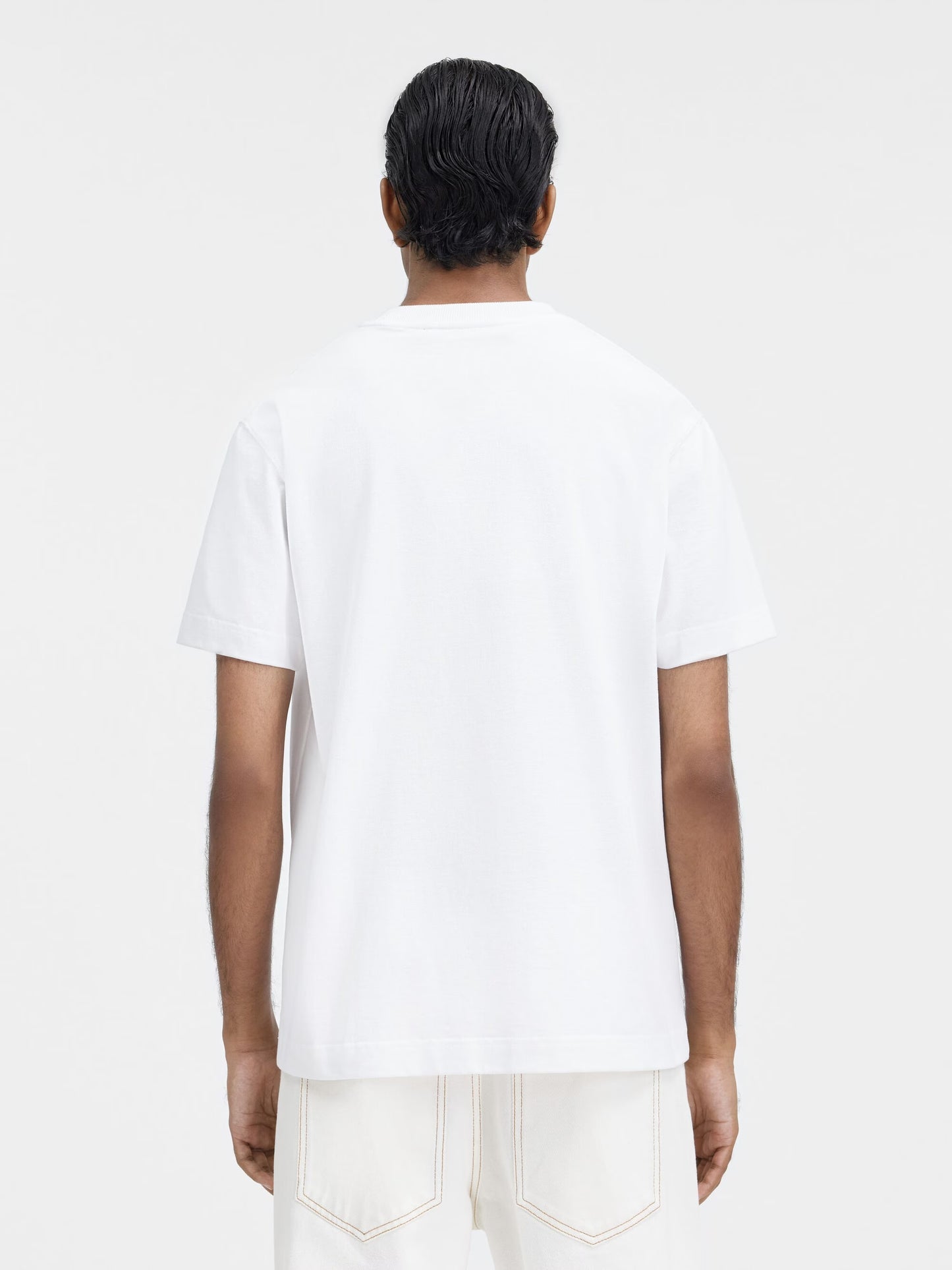 T-Shirt "Gros Grain" Jacquemus Blanc