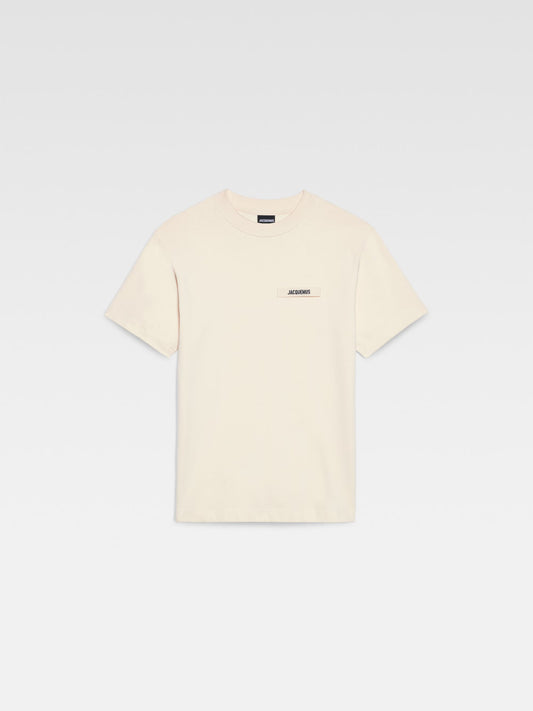 T-Shirt "Gros Grain" Jacquemus Beige