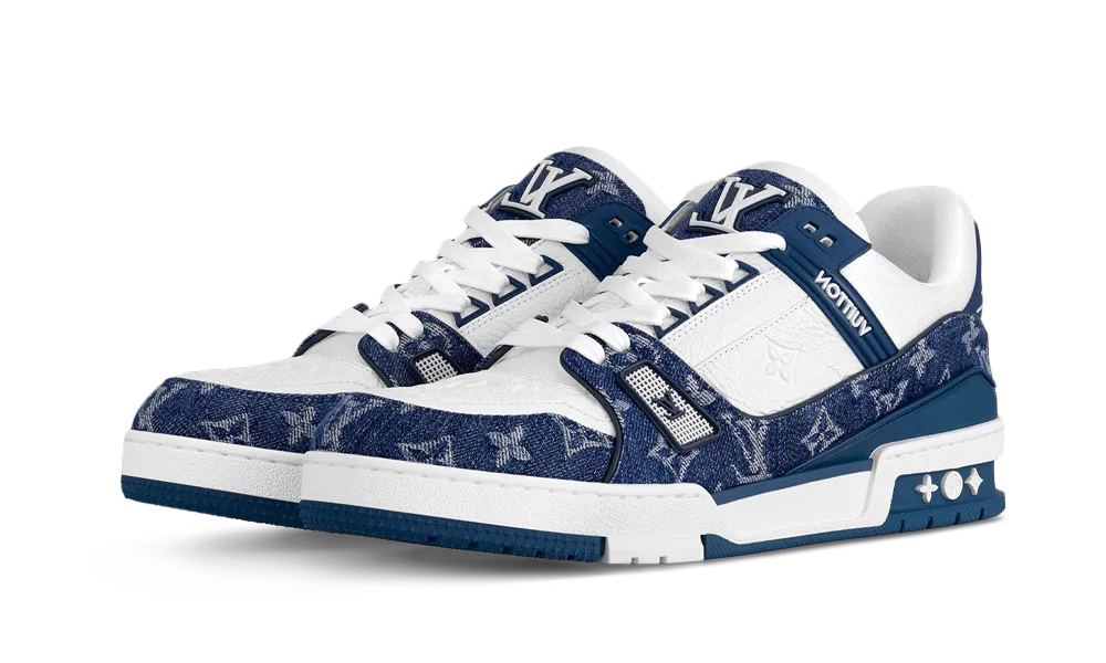 LV Trainer Monogram Denim White Blue All You Need, photo 2