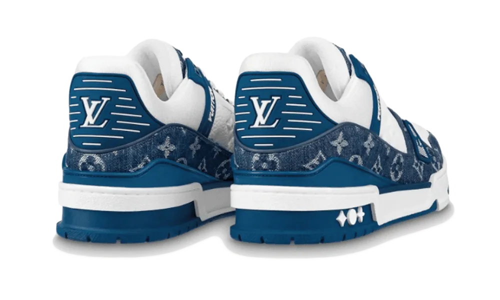 LV Trainer Monogram Denim White Blue All You Need, photo 3